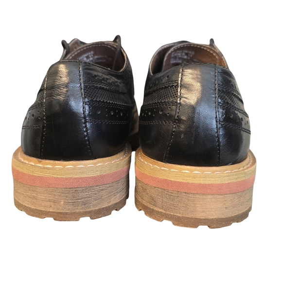Steve Madden | Men’s Black Wingtip Oxford Dress Shoes | Size 11 | Brogue main image 6
